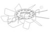 TOPRAN 500 899 Fan Wheel, engine cooling